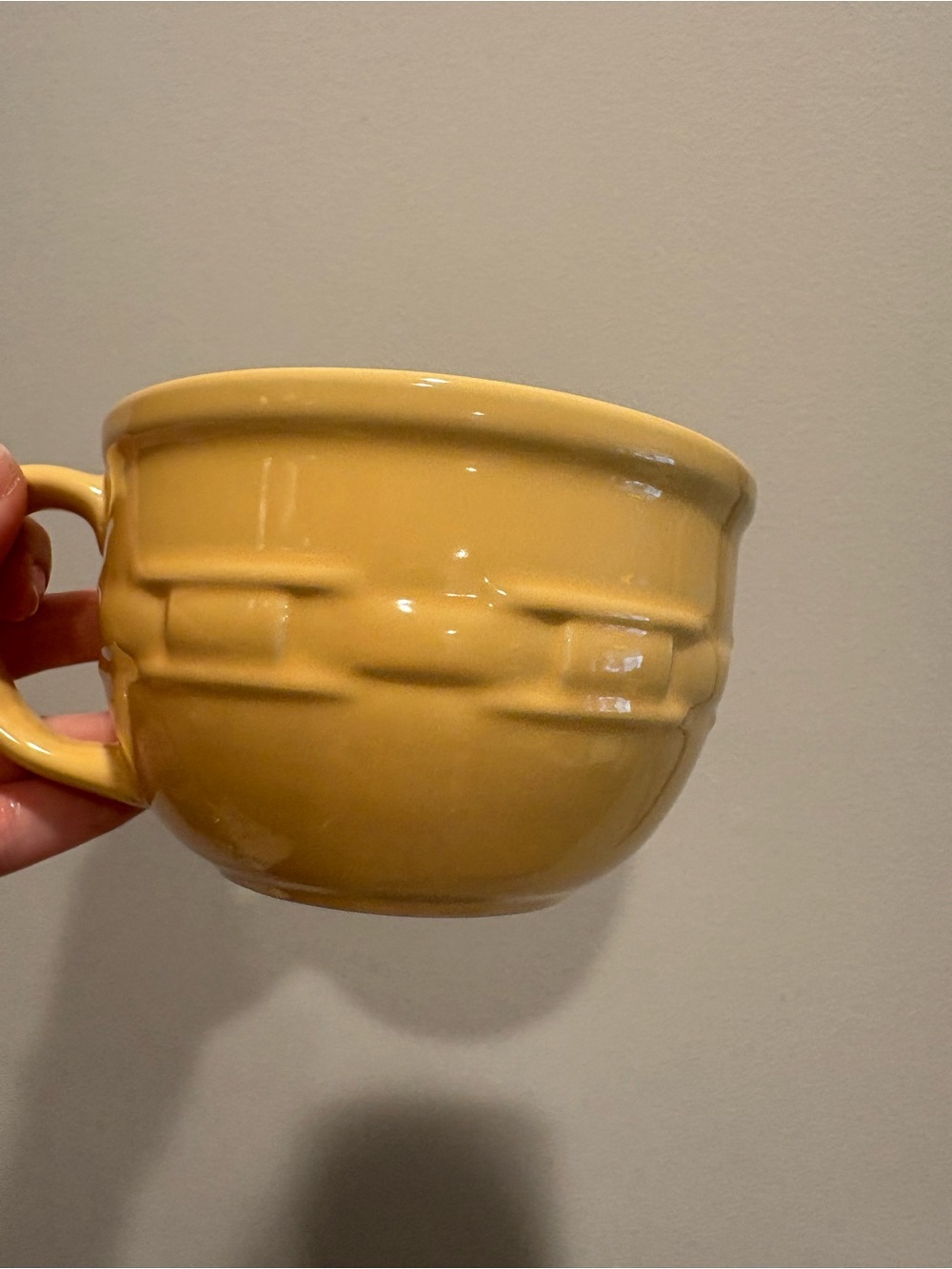 Longaberger Yellow Ceramic Coffee Mug💛